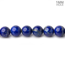 6mm Lapis Lazuli Plain Round Beads 16 inch 68 pieces 1 mm Hole (ONLINE ORDER ONLY)