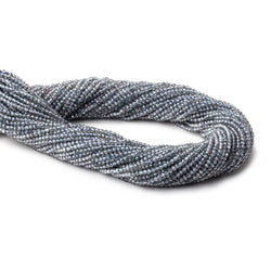 2mm Mystic Periwinkle Blue Topaz micro faceted rondelle beads 13 inch 180 pieces (ONLINE ORDER ONLY)