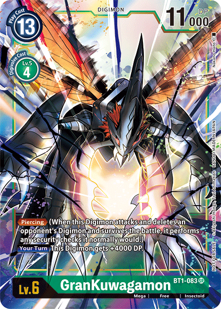 GranKuwagamon [BT1-083] (Alternate Art) [Release Special Booster Ver.1.5] (ONLINE ORDER ONLY)