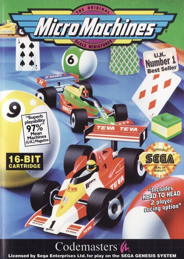 Micro Machines (Sega Genesis) (ONLINE ORDER ONLY)