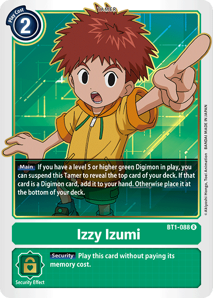 Izzy Izumi [BT1-088] [Release Special Booster Ver.1.0] (ONLINE ORDER ONLY)