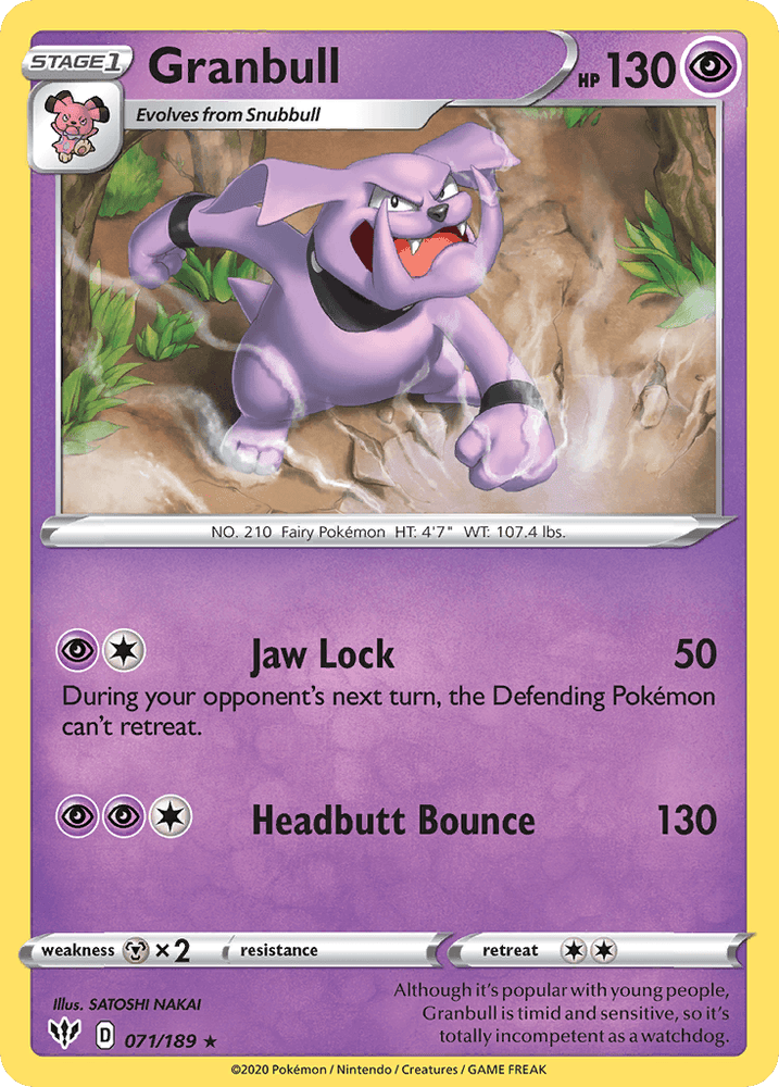 Granbull (071/189) [Sword & Shield: Darkness Ablaze] (Online Only)