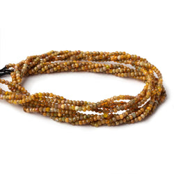 1.8mm Opaque Dark Golden Australian Opal micro faceted rondelle beads 12.5 inch 220 pieces AA (ONLINE ORDER ONLY)