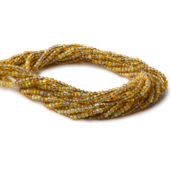 1.8mm Translucent Golden Australian Opal micro faceted rondelle beads 12.5 inch 220 pieces AA (ONLINE ORDER ONLY)