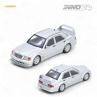 (Pre-Order) Inno64 Mercedes Benz 190E - Silver 1:64 (ONLINE ORDER ONLY)