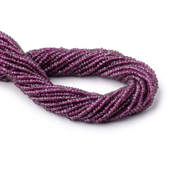 3mm Malaia Garnet Faceted Rondelle Beads 13 inch 190 pieces AA Rare