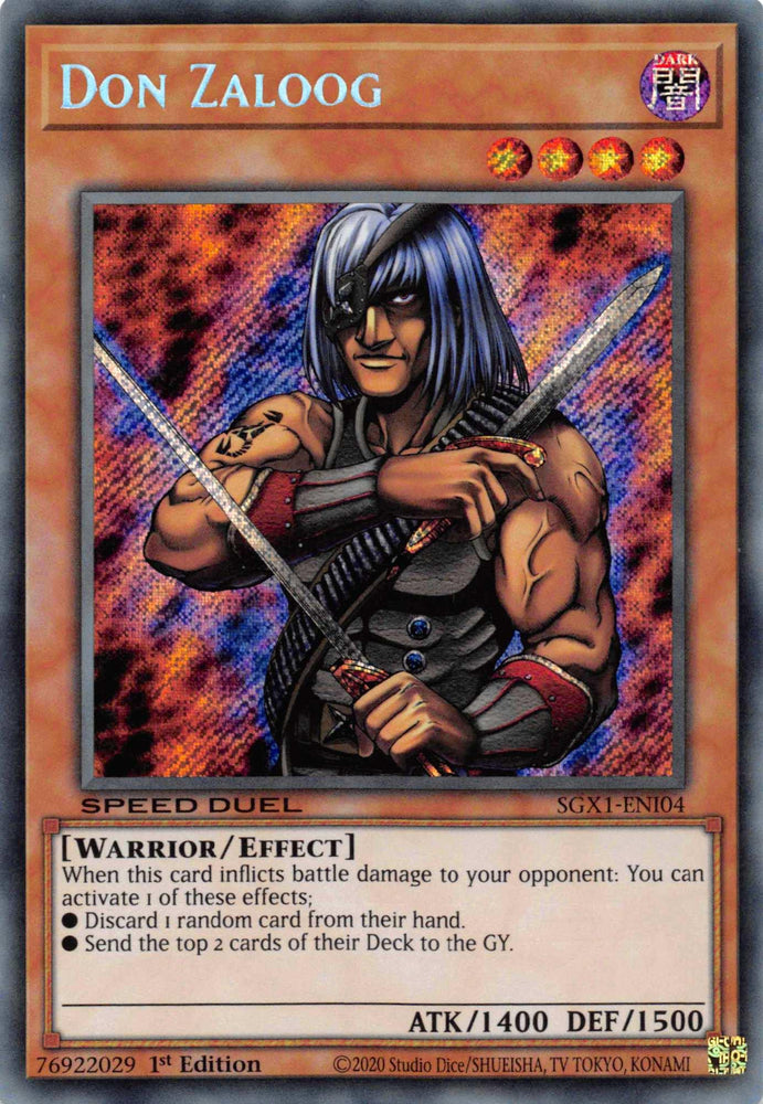 Don Zaloog [SGX1-ENI04] Secret Rare (ONLINE ORDER ONLY)