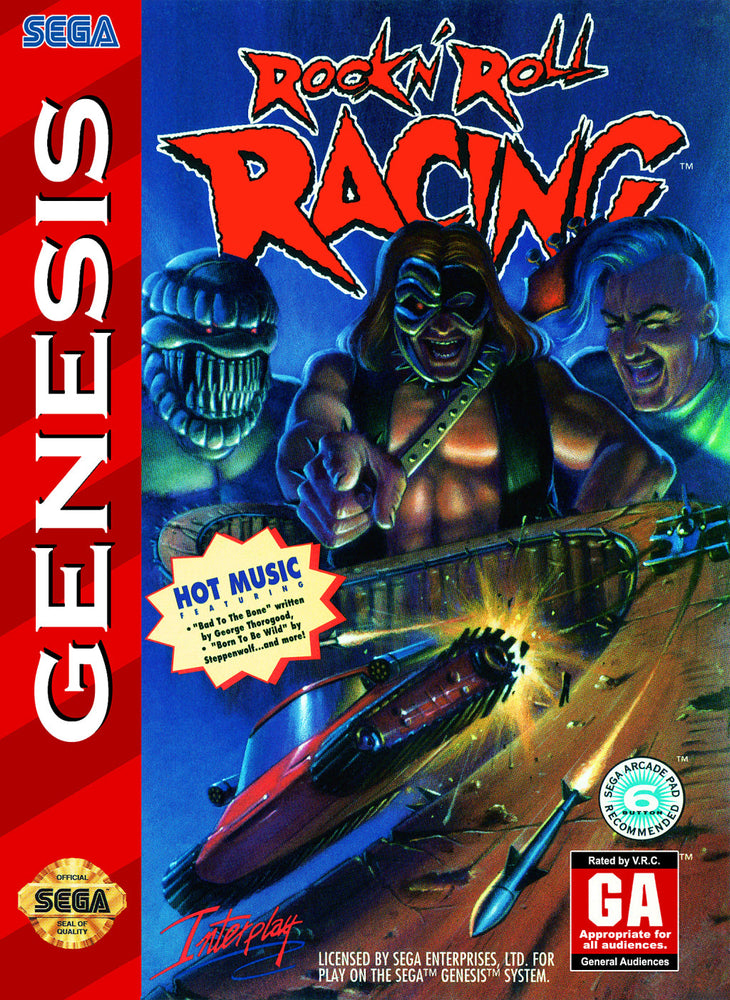 Rock 'n Roll Racing (Sega Genesis) (ONLINE ORDER ONLY)