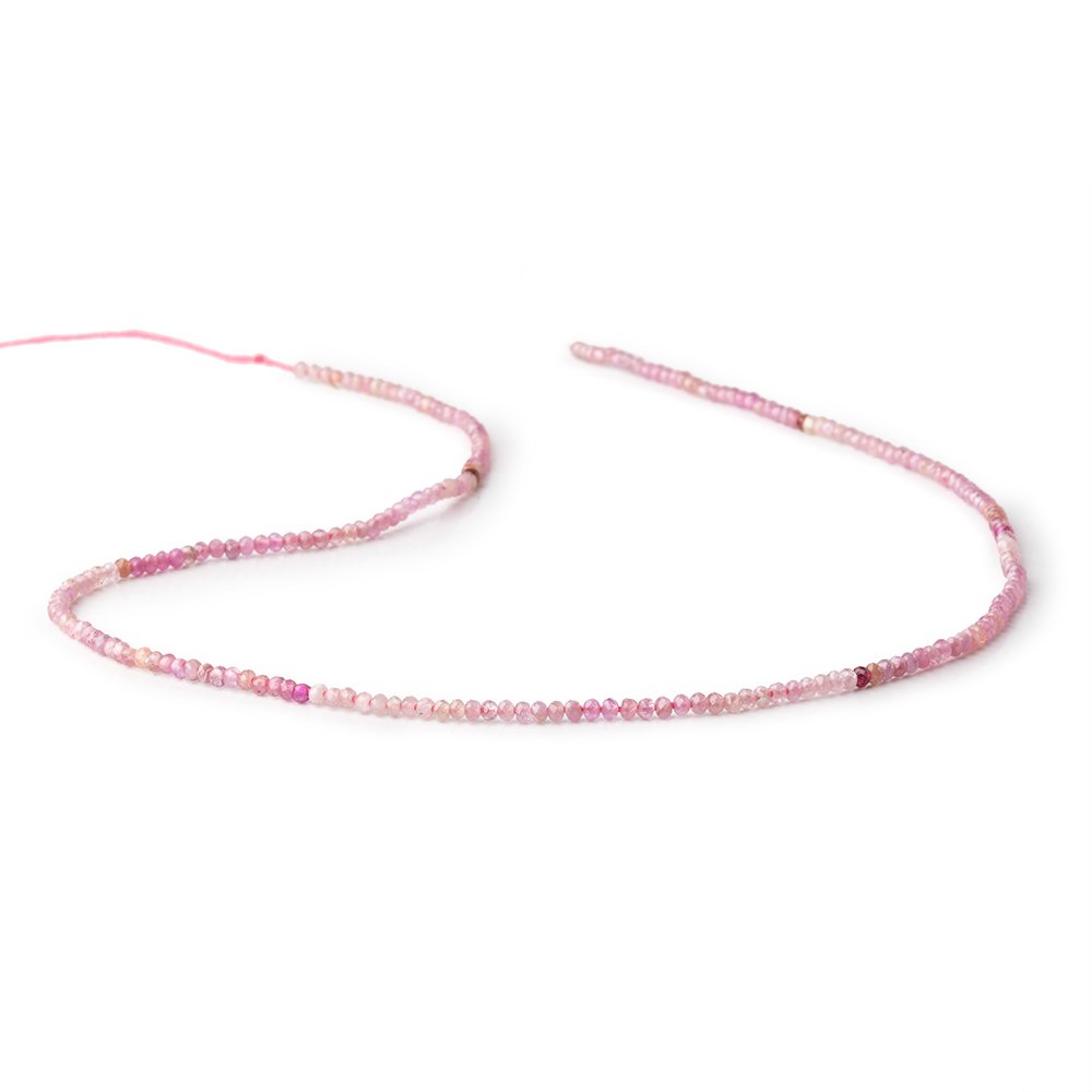 2mm Shaded Ruby micro faceted round beads 13 inch 170 pieces (ONLINE ORDER ONLY)