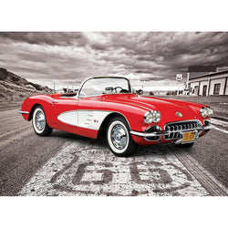 1959 Corvette Driving Down Route 66 1000 Piece Jigsaw Puzzle Eurographics (ONLINE ORDER ONLY)