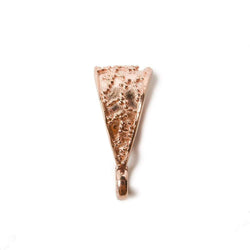 19.5x9mm Rose Gold plated Copper Bail Miligrain Vine Design 1 pcs (ONLINE ORDER ONLY)