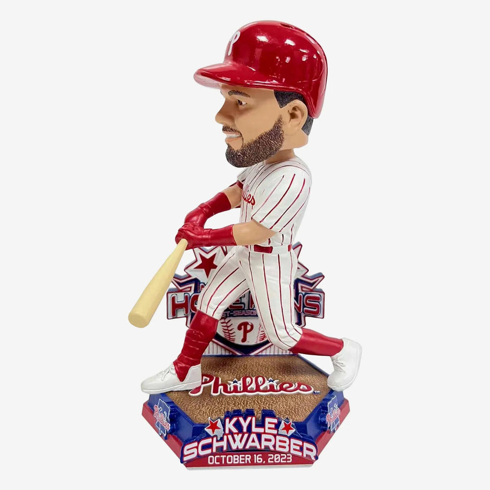 Kyle Schwarber Philadelphia Phillies Leadoff Home Run Postseason Record MLB Bobblehead (ONLINE ORDER ONLY)