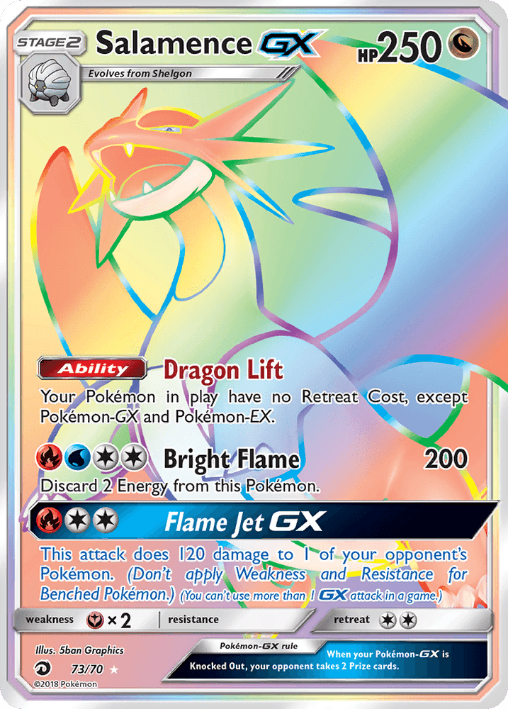 Salamence GX (73/70) [Sun & Moon: Dragon Majesty] (Online Only)