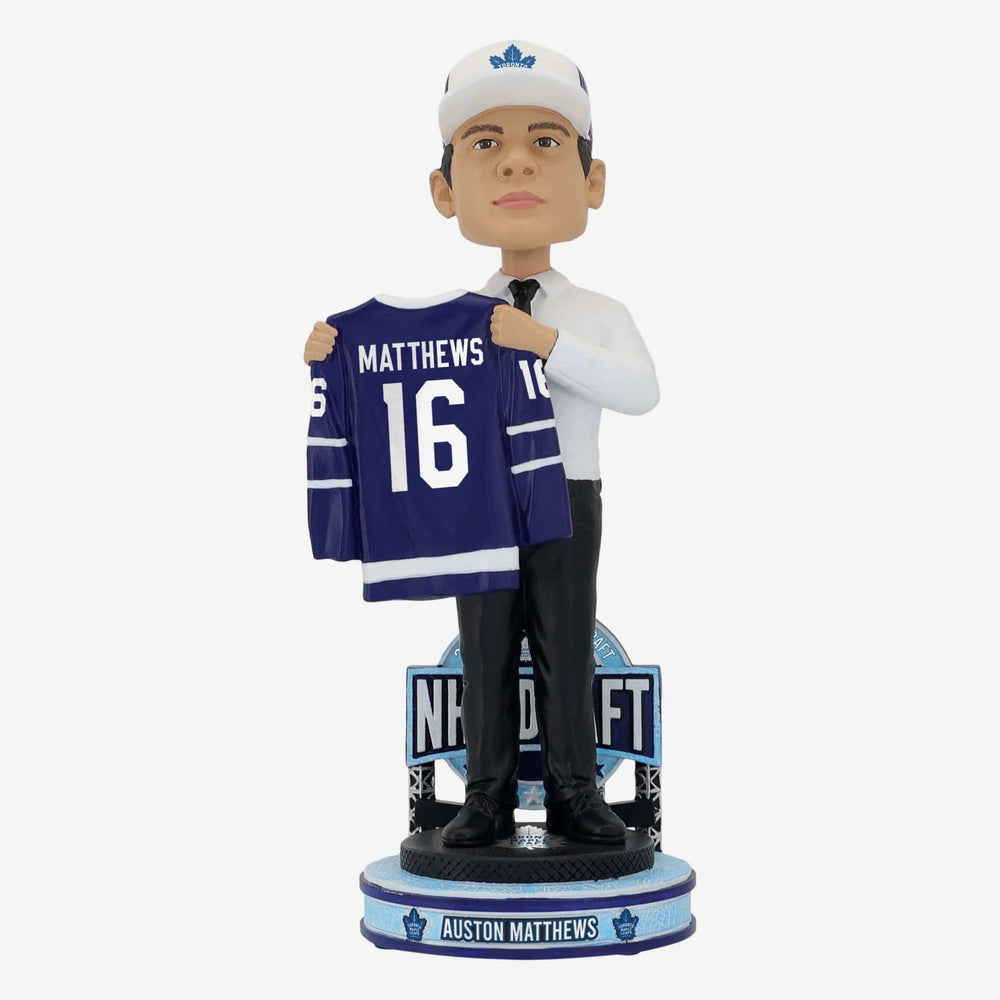 Auston Matthews Toronto Maple Leafs 2016 NHL Draft Pick #1 Bobblehead (ONLINE ORDER ONLY)