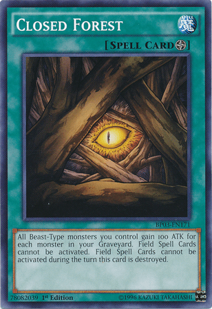 Closed Forest [BP03-EN171] Common (ONLINE ORDER ONLY)