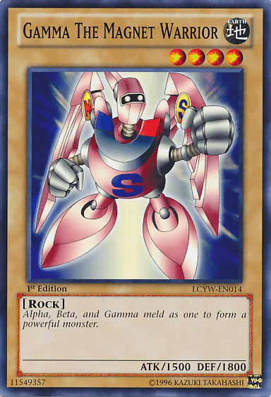Gamma the Magnet Warrior [LCYW-EN014] Common (ONLINE ORDER ONLY)
