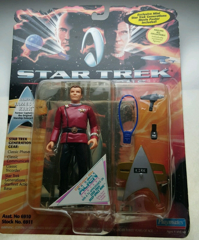 Star Trek Generations Admiral James T Kirk (Playmates) (ONLINE ORDER ONLY)