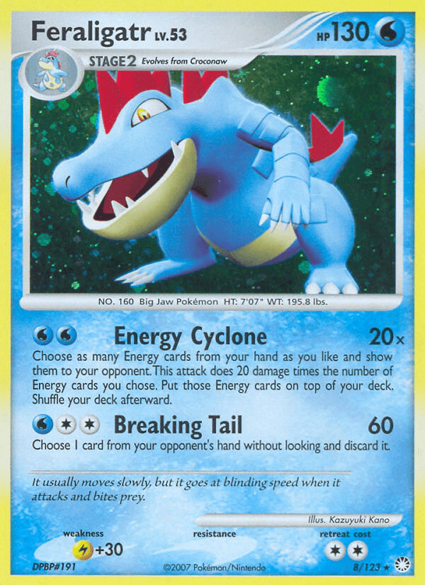 Feraligatr (8/123) [Diamond & Pearl: Mysterious Treasures] (Online Only)