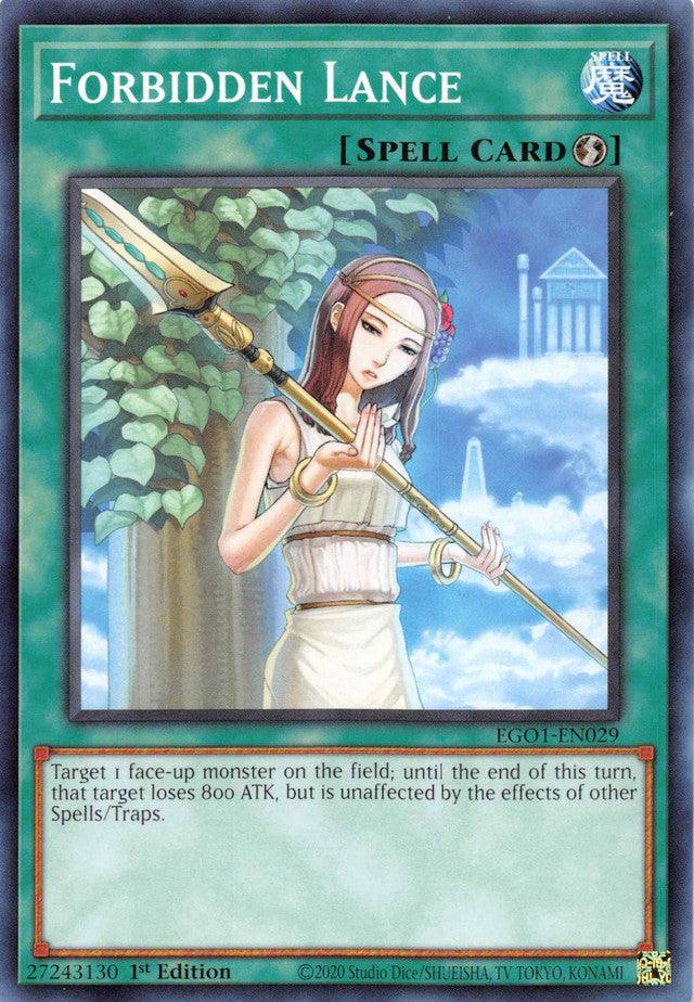 Forbidden Lance [EGO1-EN029] Common (ONLINE ORDER ONLY)