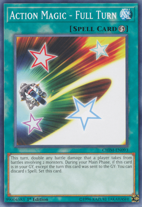 Action Magic - Full Turn [CHIM-EN093] Common (ONLINE ORDER ONLY)