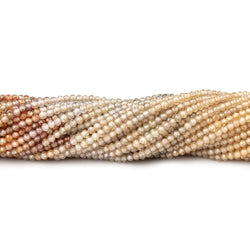 1.9mm Multi Color Zircon Micro Faceted Rondelle Beads 12.5 inch 198 pieces AA (ONLINE ORDER ONLY)