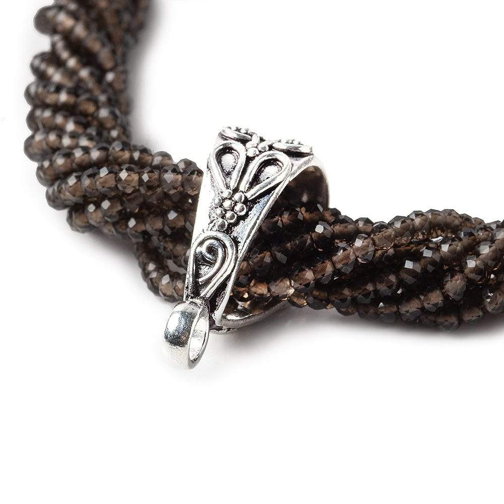 19x10x6mm Antiqued Sterling Silver Bail (ONLINE ORDER ONLY)