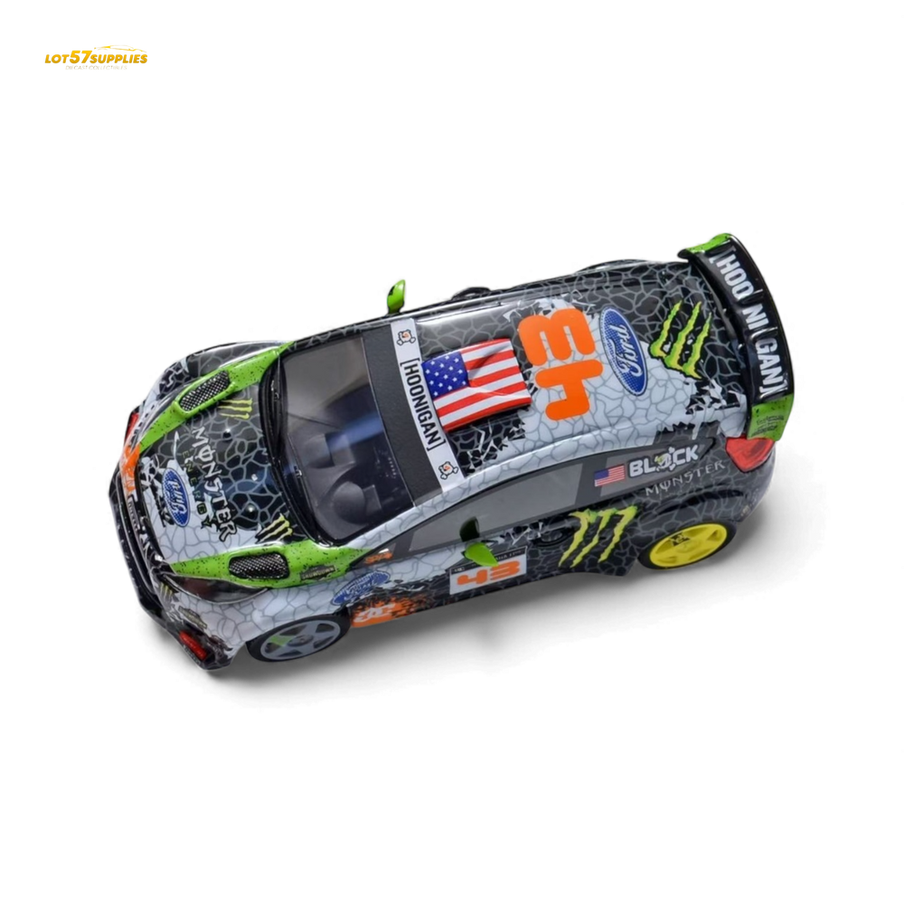 (Pre-Order) Minicraftsman Ken Block Ford Fiesta Gymkhana Livery 1:64 (ONLINE ORDER ONLY)