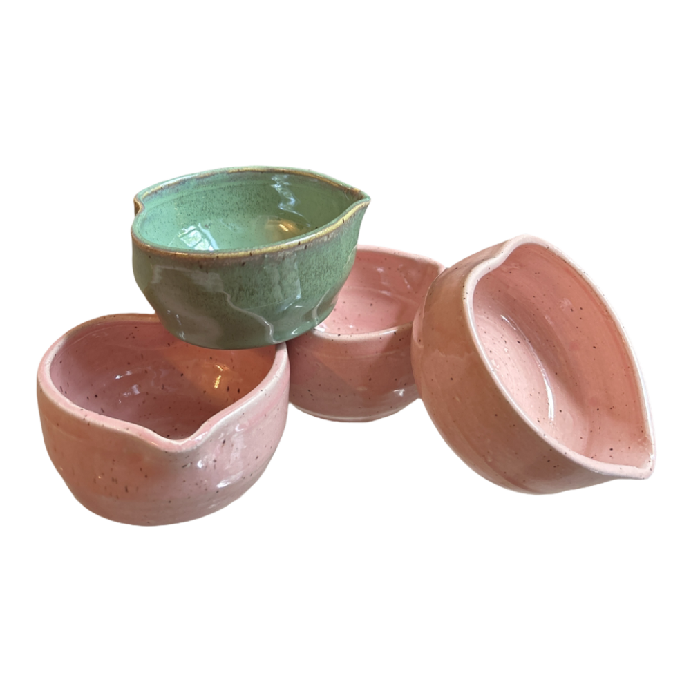 Handcrafted Heart-Shaped Matcha Bowl (ONLINE ORDER ONLY)