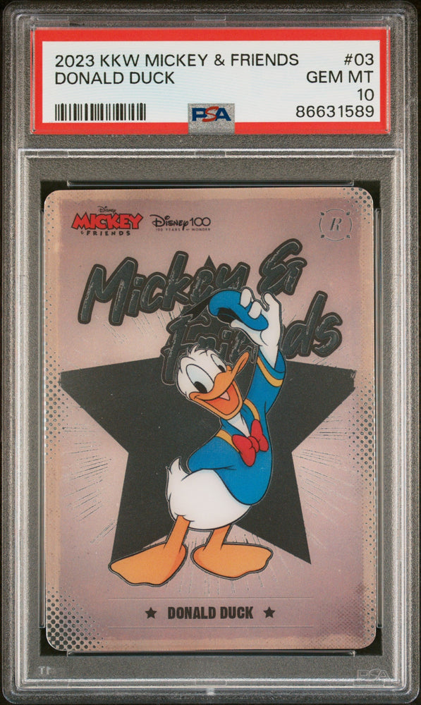 2023 KAKAWOW HOTBOX MICKEY & FRIENDS CHEERFUL TIMES DONALD DUCK 3 PSA 10 (Online Order Only)