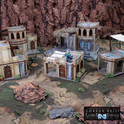 Alcazaba City Center Bundle — Bare MDF