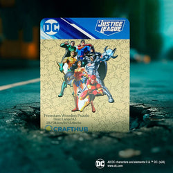 Justice League Legends Wooden Jigsaw Puzzle (Online Order Only)