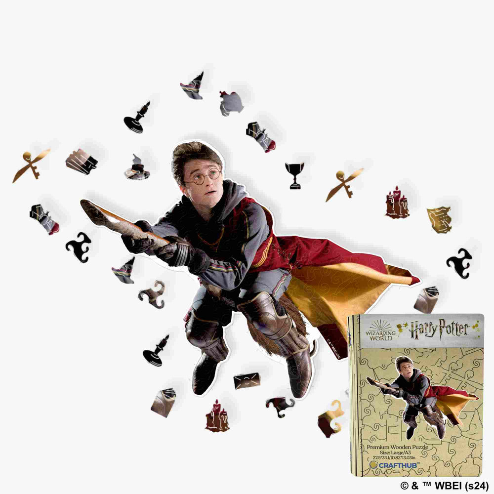 Harry Potter Quidditch Wooden Jigsaw Puzzle (Online Order Only)