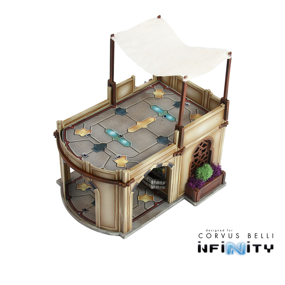 Alcazaba Utility Buildings (2-Pack) — Bare MDF