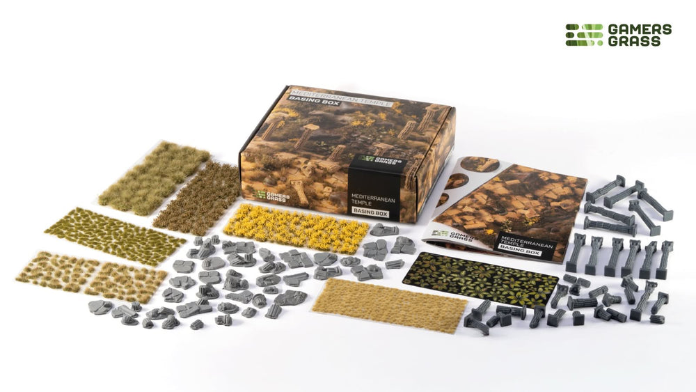 Gamers Grass | Basing Box | Mediterranean Temple (ONLINE ORDER ONLY)