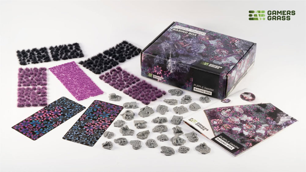 Gamers Grass | Basing Box | Purple Swarm (ONLINE ORDER ONLY)