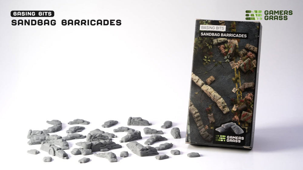 Gamers Grass | Basing Bits | Sandbag Barricades (ONLINE ORDER ONLY)