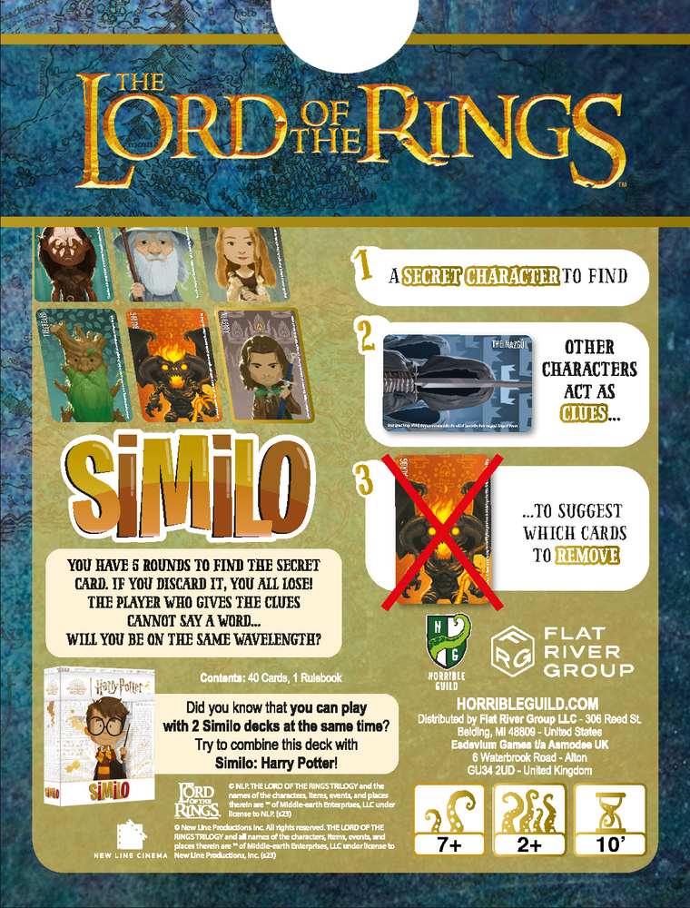 Similo: Lord of the Rings (ONLINE ORDER ONLY)