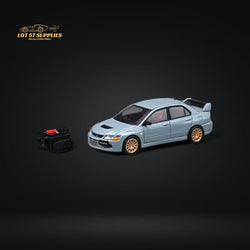 CM Model Mitsubishi Lancer Evolution IX Gray With Engine 1:64 (ONLINE ORDER ONLY)