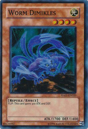 Worm Dimikles [HA01-EN020] Super Rare (ONLINE ORDER ONLY)