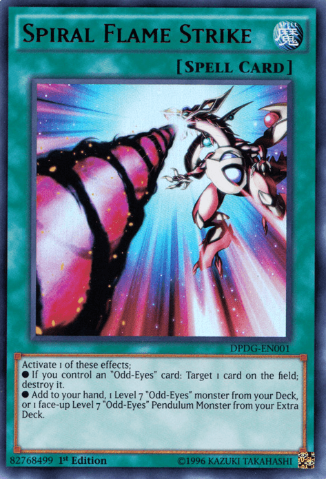 Spiral Flame Strike [DPDG-EN001] Ultra Rare (ONLINE ORDER ONLY)