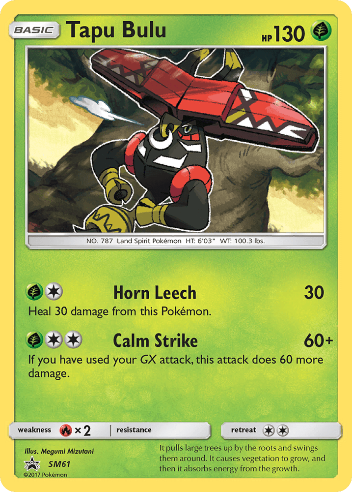 Tapu Bulu (SM61) [Sun & Moon: Black Star Promos] (Online Only)