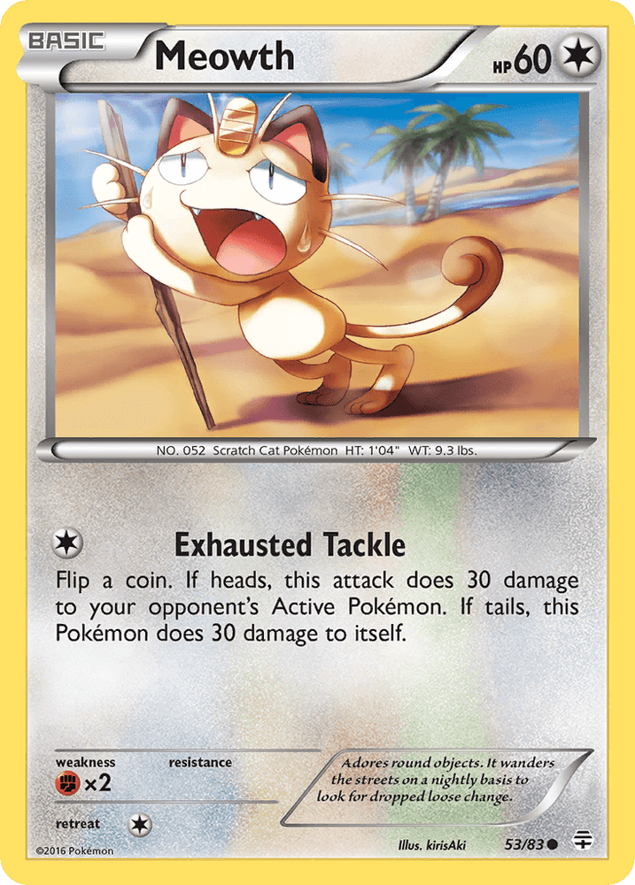 Meowth (53/83) [XY: Generations] (Online Only)