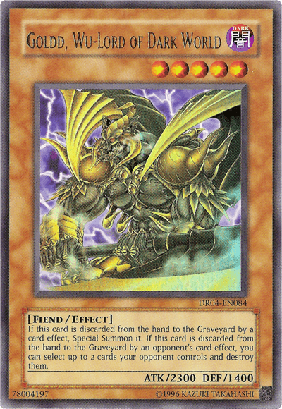 Goldd, Wu-Lord of Dark World [DR04-EN084] Ultra Rare (ONLINE ORDER ONLY)