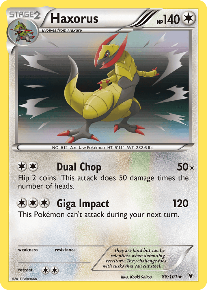Haxorus (88/101) [Black & White: Noble Victories] (Online Only)
