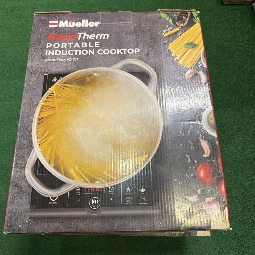 Mueller RapidTherm Portable Induction Cooktop Hot Plate Countertop 1800W, IC-711 (ONLINE ORDER ONLY)