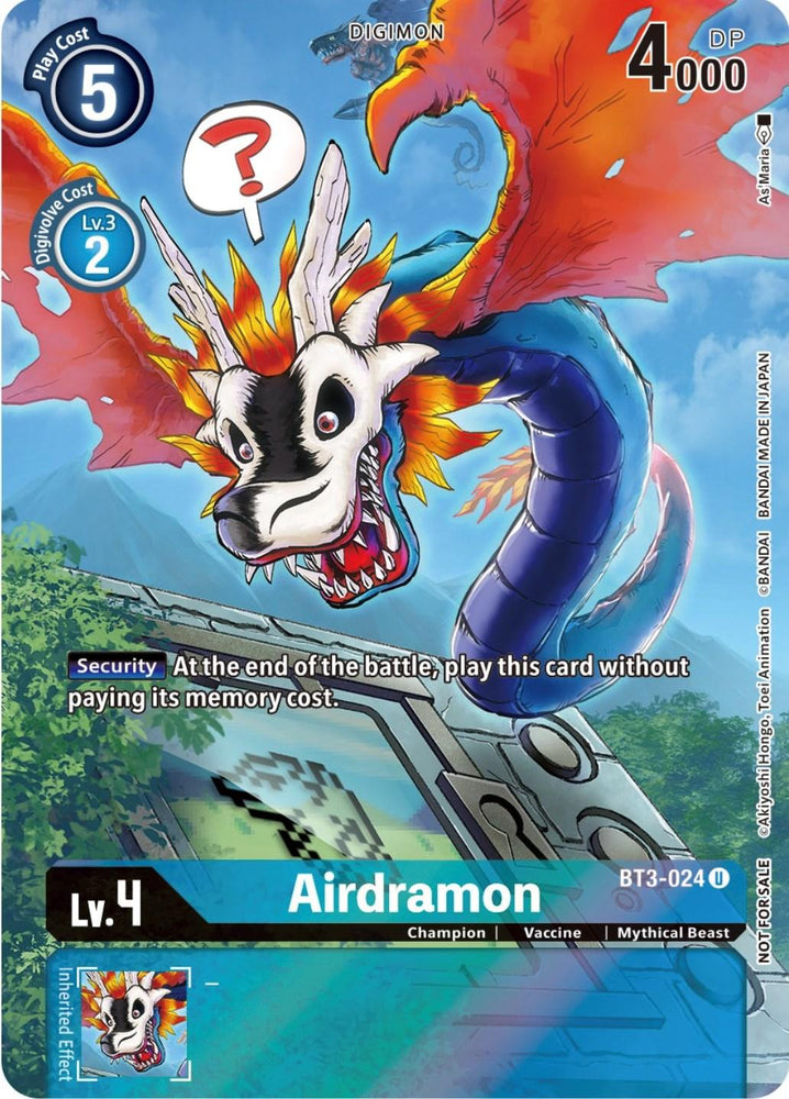 Airdramon [BT3-024] (25th Special Memorial Pack) [Release Special Booster Promos] (ONLINE ORDER ONLY)