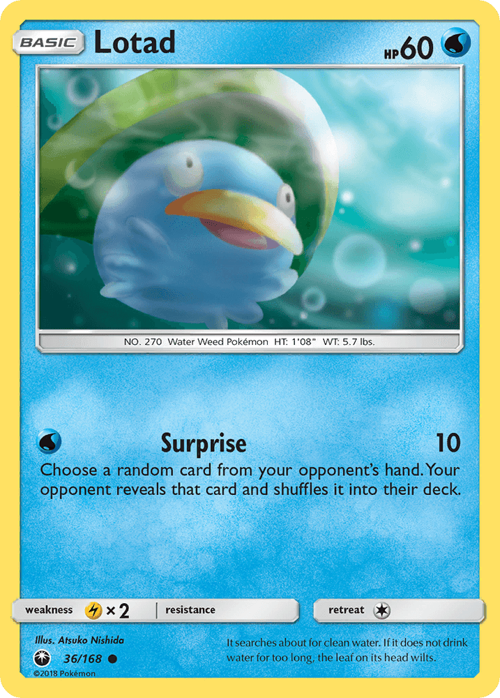 Lotad (36/168) [Sun & Moon: Celestial Storm] (Online Only)
