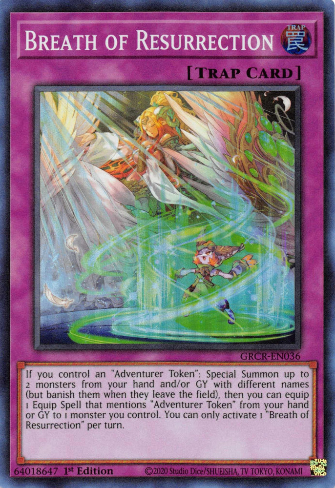 Breath of Resurrection [GRCR-EN036] Super Rare (ONLINE ORDER ONLY)