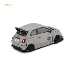 Mini-GT Abarth 595 LB-WORKS x Abas Works Grey MGT00995 1:64 (ONLINE ORDER ONLY)