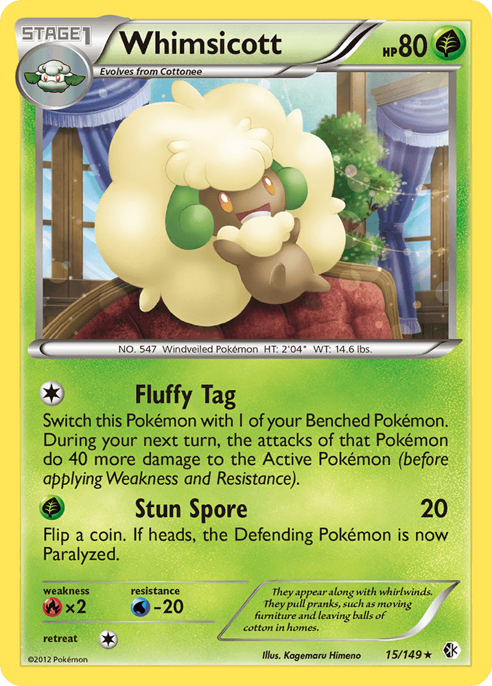 Whimsicott (15/149) [Black & White: Boundaries Crossed] (Online Only)